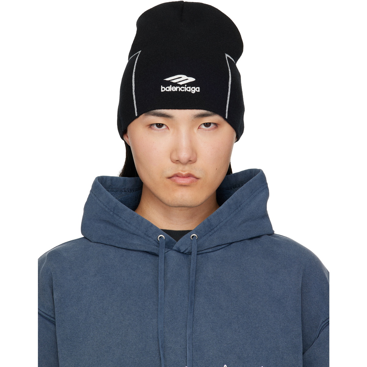 Balenciaga Black Sports Icon Beanie Balenciaga