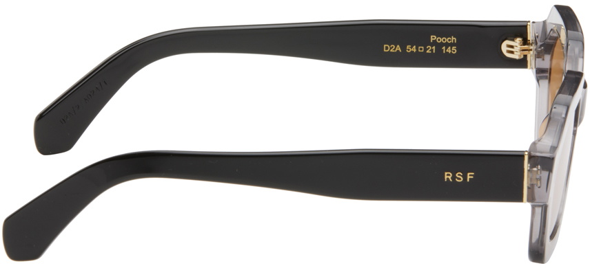 RETROSUPERFUTURE Gray & Black Pooch Stilo Sunglasses