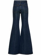 SACAI High Rise Wide Leg Jeans with belt