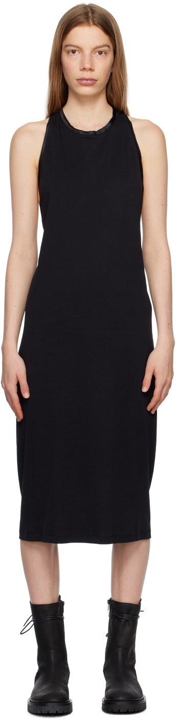 Ann Demeulemeester Black Peggy Midi Dress Ann Demeulemeester