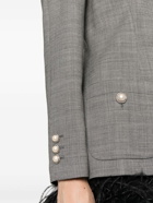 ALESSANDRA RICH - Double Breasted Tartan Wool Jacket