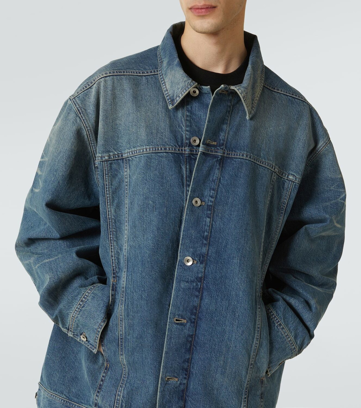 Rick Owens Jumbo Worker denim jacket