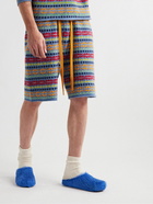 The Elder Statesman - Fair Isle Cashmere Shorts - Multi