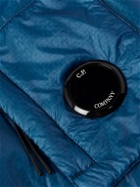 C.P. Company - Logo-Appliquéd Nada Shell Hooded Jacket - Blue