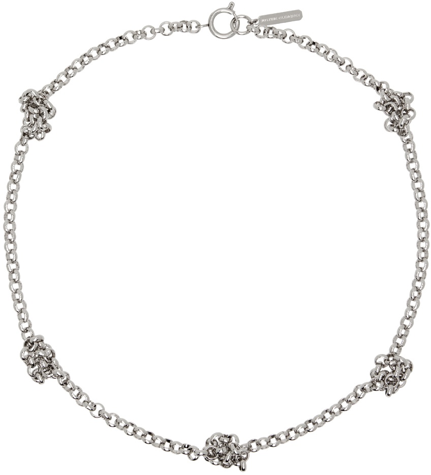 Justine Clenquet Silver Gina Necklace