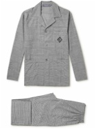 Ralph Lauren Purple label - Logo-Embroidered Prince Of Wales Checked Cotton Pyjama Set - Gray
