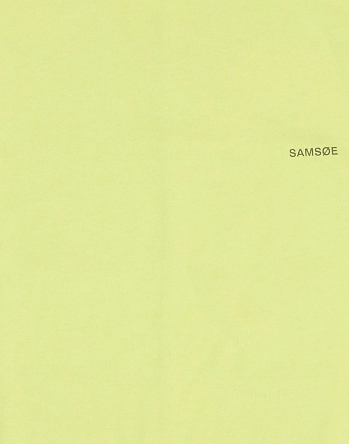 Samsøe Φ Samsøe Mens T-shirt Light in Green