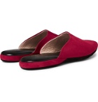 Charvet - Suede Slippers - Red
