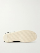 DRKSHDW by Rick Owens - Frayed Denim High-Top Sneakers - Black