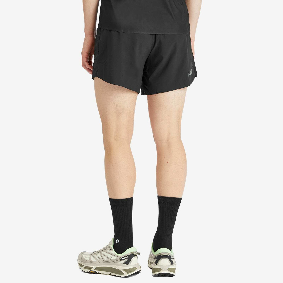 HOKA ONE ONE Men's M Glide 5'' Short W/Brief in Black