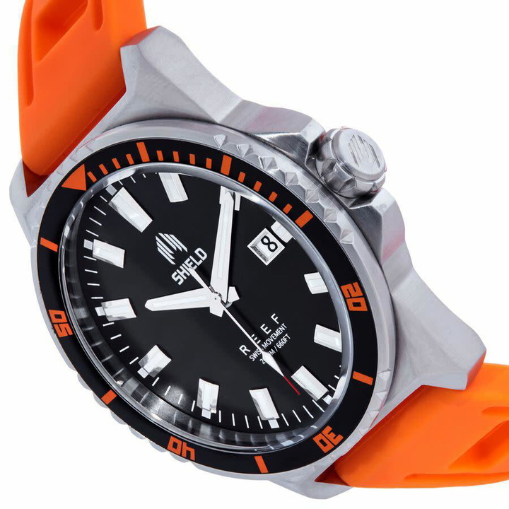 Photo: Shield Reef Black Dial Mens Watch SLDSH119-3