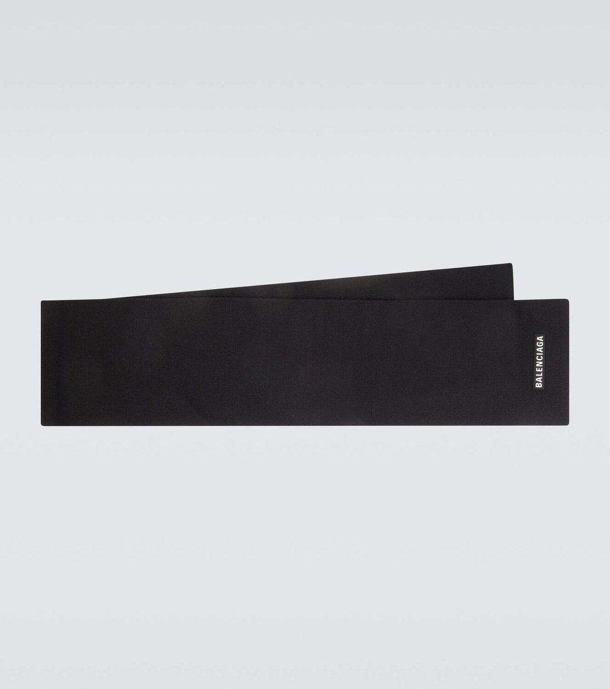 Balenciaga Logo wool-blend scarf