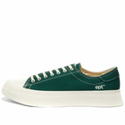 East Pacific Trade Men's Dive Canvas Sneakers in Forest Green