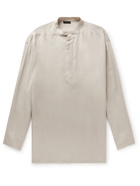 Fear of God - Grandad-Collar Satin-Twill Pyjama Shirt - Neutrals