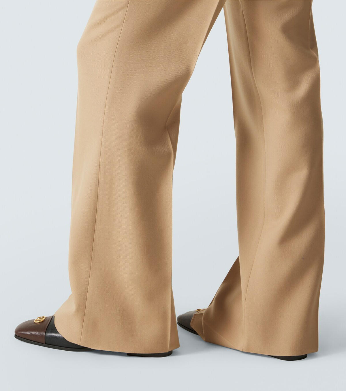 Valentino Virgin wool gabardine flared pants