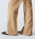 Valentino Virgin wool gabardine flared pants