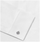 DUNHILL - Alfred Dunhill White Gold and Sapphire Cufflinks - White gold