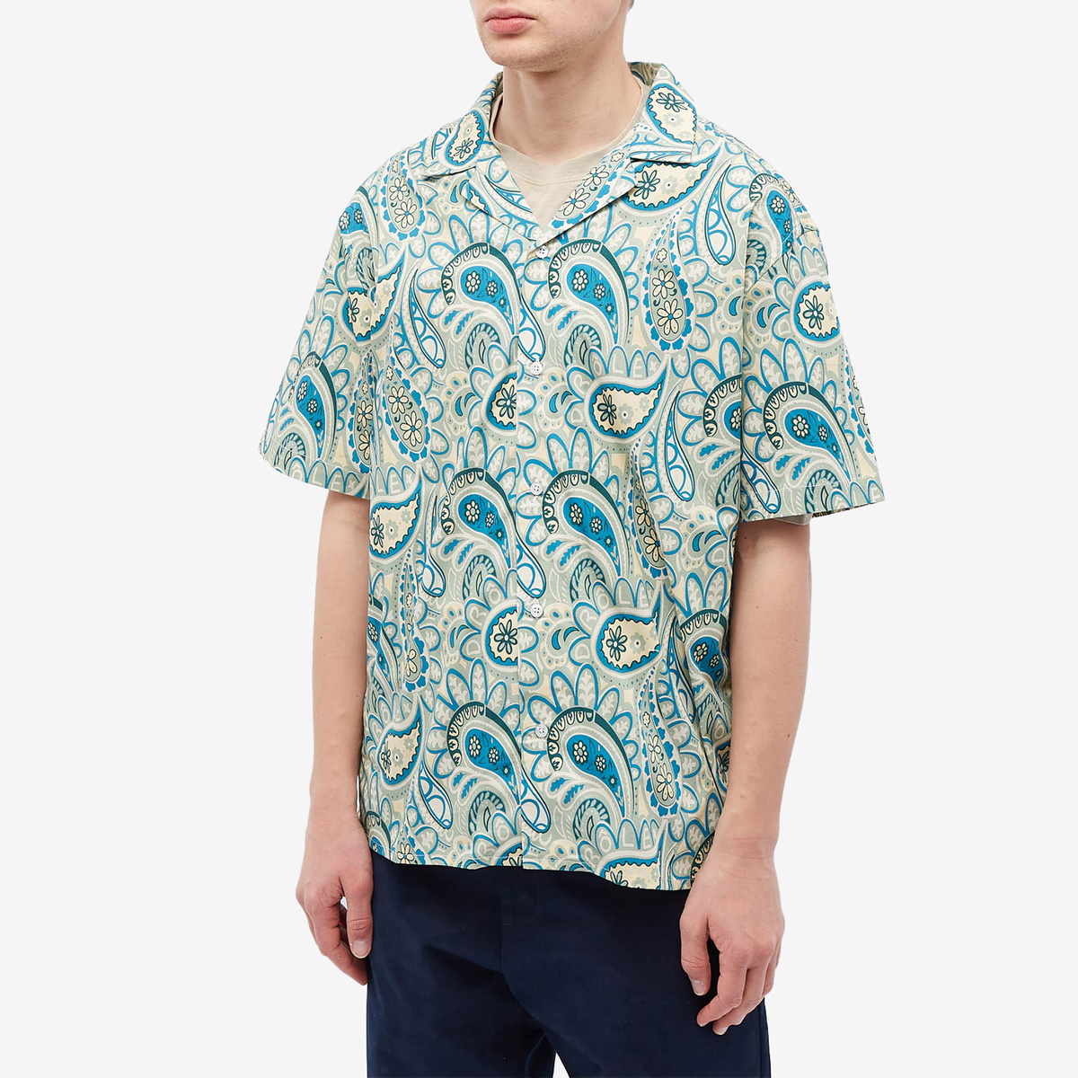 Drole de Monsieur Men's Drôle de Monsieur Paisley Vacation Shirt in ...