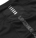 Under Armour - UA Qualifier Iso-Chill Printed Mesh-Panelled Stretch-Jersey T-Shirt - Black