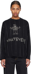 Glass Cypress Black 'Whatever' Sweatshirt