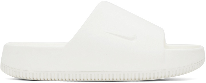 Photo: Nike White Calm Slides