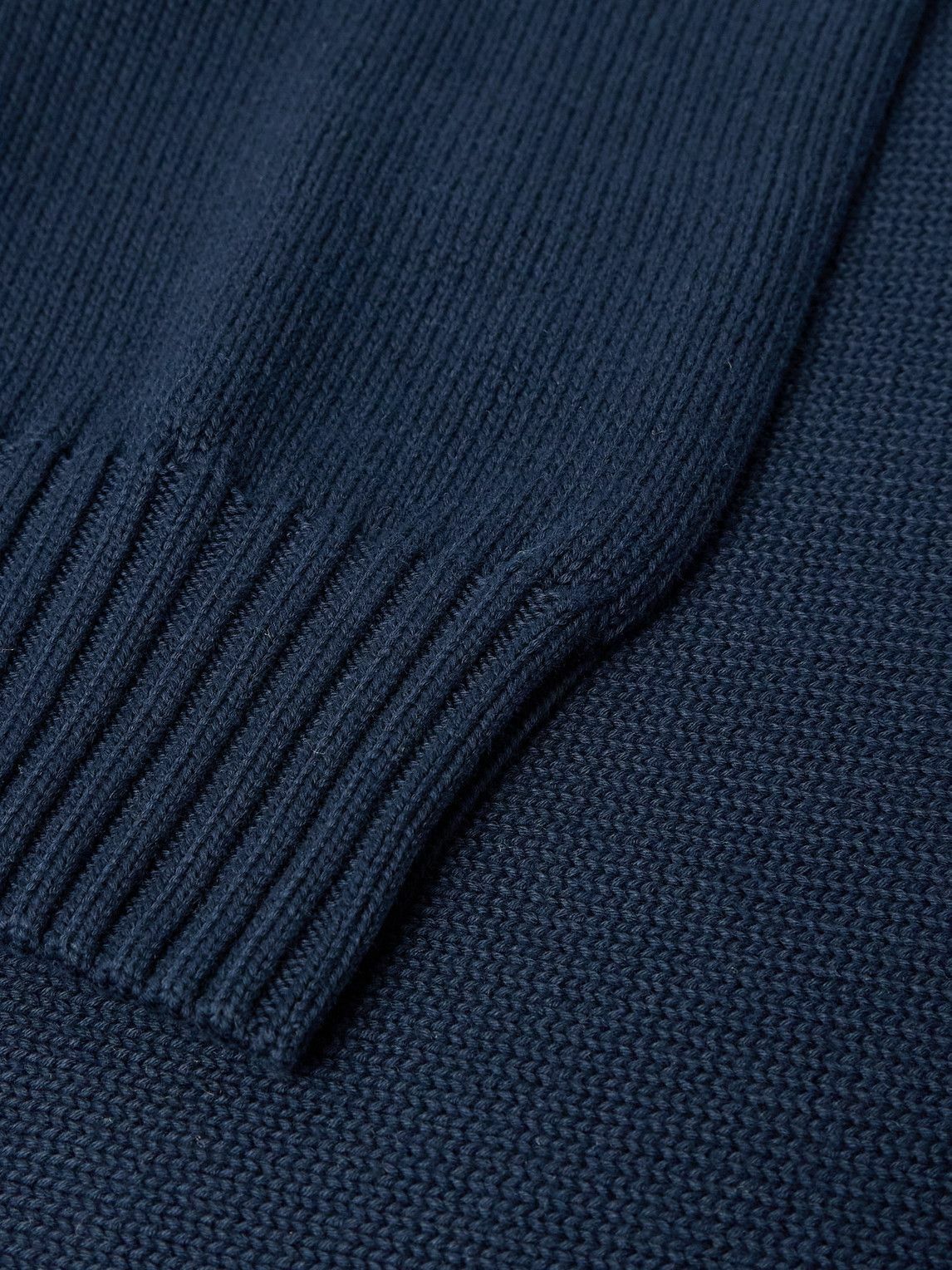 Anderson & Sheppard - Cotton Sweater - Blue