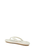 Tods Sand Padded Leather Sandals White