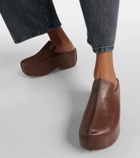 JW Anderson Leather platform clogs