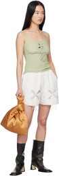 J.Kim White Petal Shorts