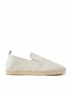 Frescobol Carioca - Emmanuel Recycled-Linen Espadrilles - White