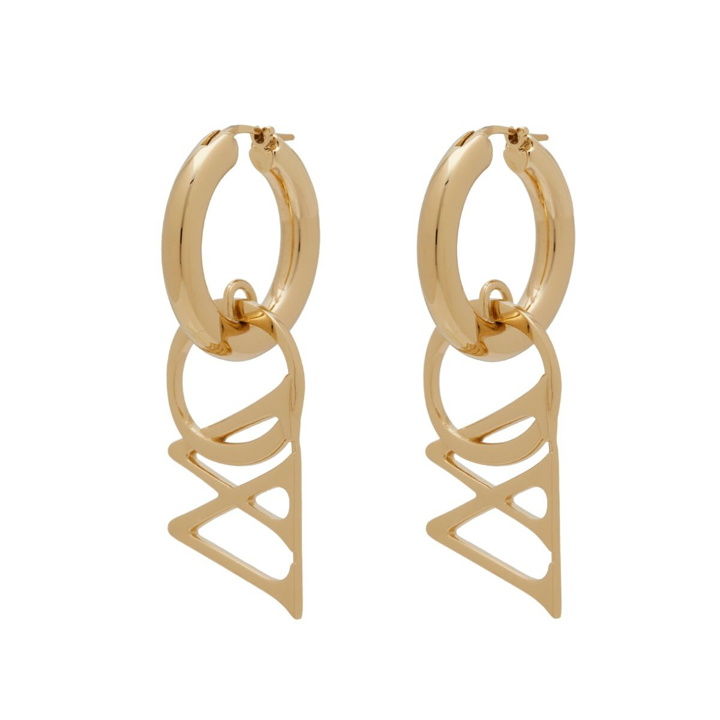 Photo: Off-White Women's Hoop Earrings in Gold