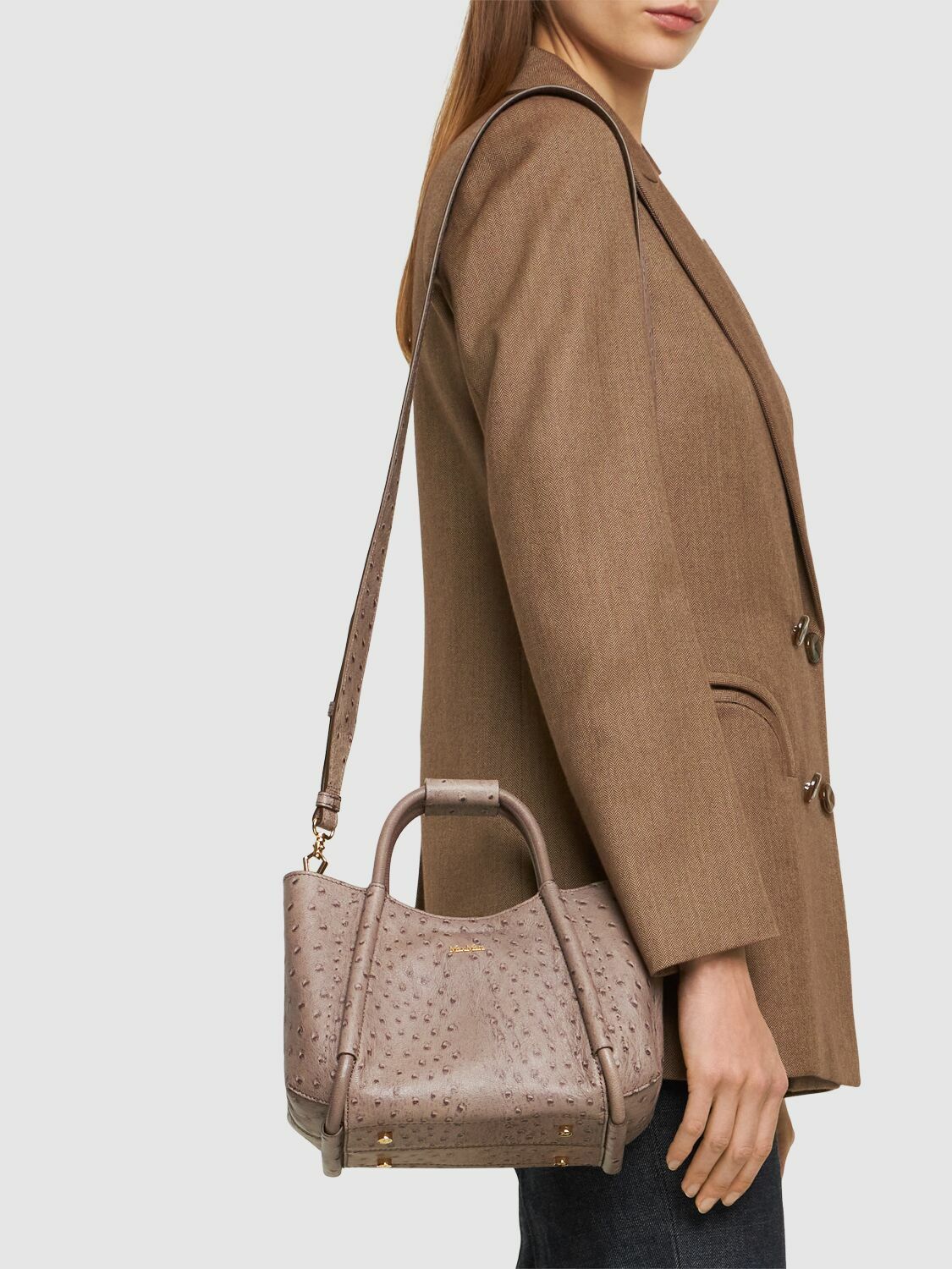 MAX MARA Marin XS トップ シングルハンドル バッグ Max Mara marin xsトップシングルハンドルバッグ (Max Mara