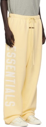 Fear of God ESSENTIALS Yellow Lounge Fleece Sweatpants