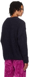 SUNNEI Navy Crewneck Sweater