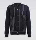 Comme des Garcons Homme Deux - Striped jersey cardigan
