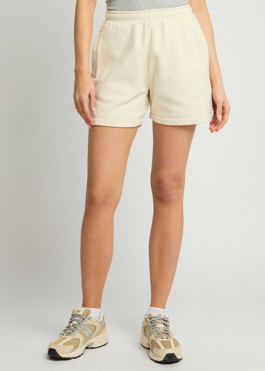 Represent Owners Club Logo Cotton Shorts Beige