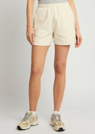 Represent Owners Club Logo Cotton Shorts Beige