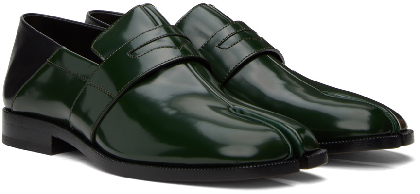 Maison Margiela Runway PVC Green Tabi Shoes! Maison Margiela Green Tabi Mary-Jane Oxfords Maison Margiela main image 4