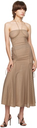 ORIENS Tan Body Form Camisole
