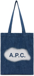 A.P.C. Indigo Lou Denim Tote