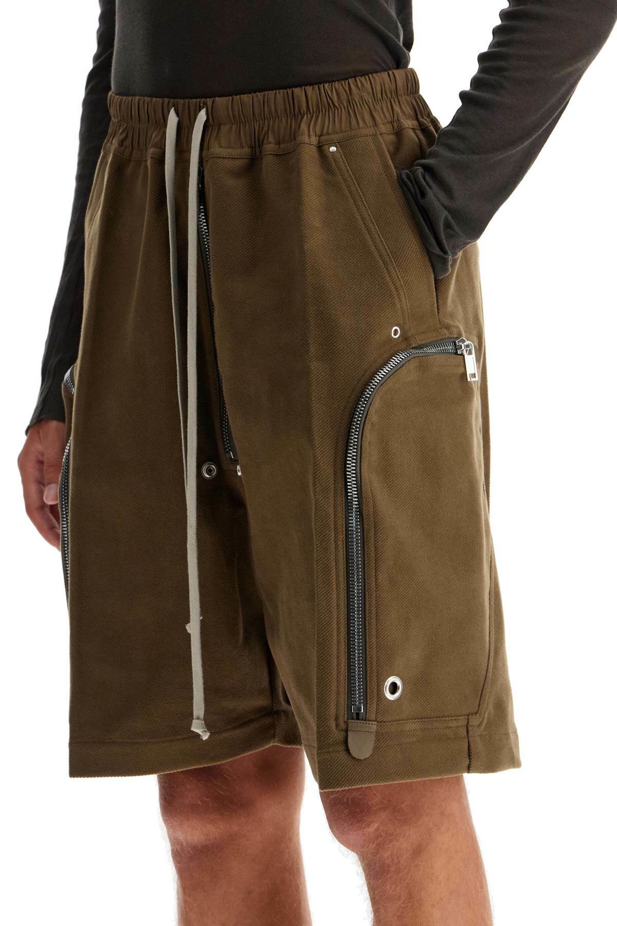 RICK OWENS cargo pocket shorts Khaki Rick Owens