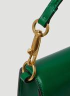 VLogo Small Shoulder Bag in Green