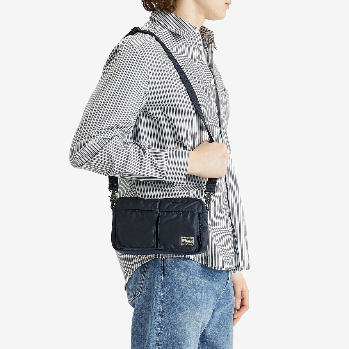 Porter-Yoshida & Co. Tanker Shoulder Bag in Navy 