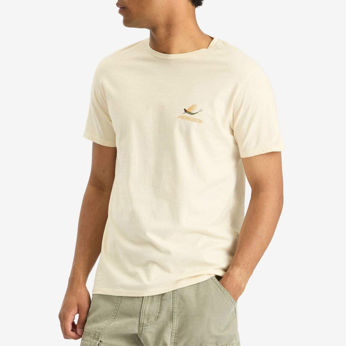 Patagonia Men's Buggy Organic T-Shirt in Undyed Natural