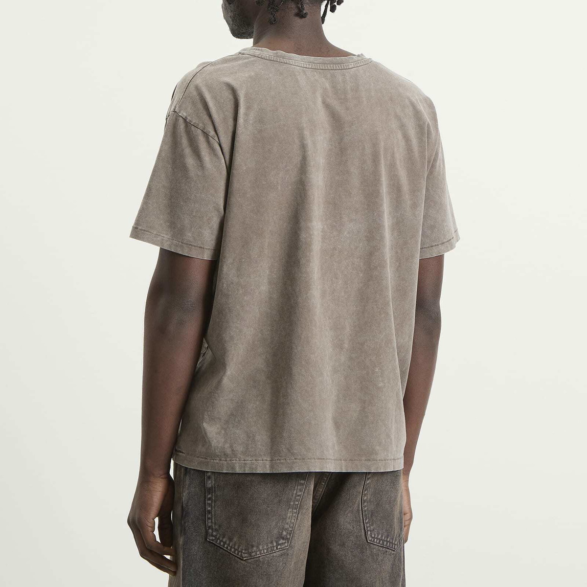 mfpen Men's Washed New T-Shirt in Washed Pavement