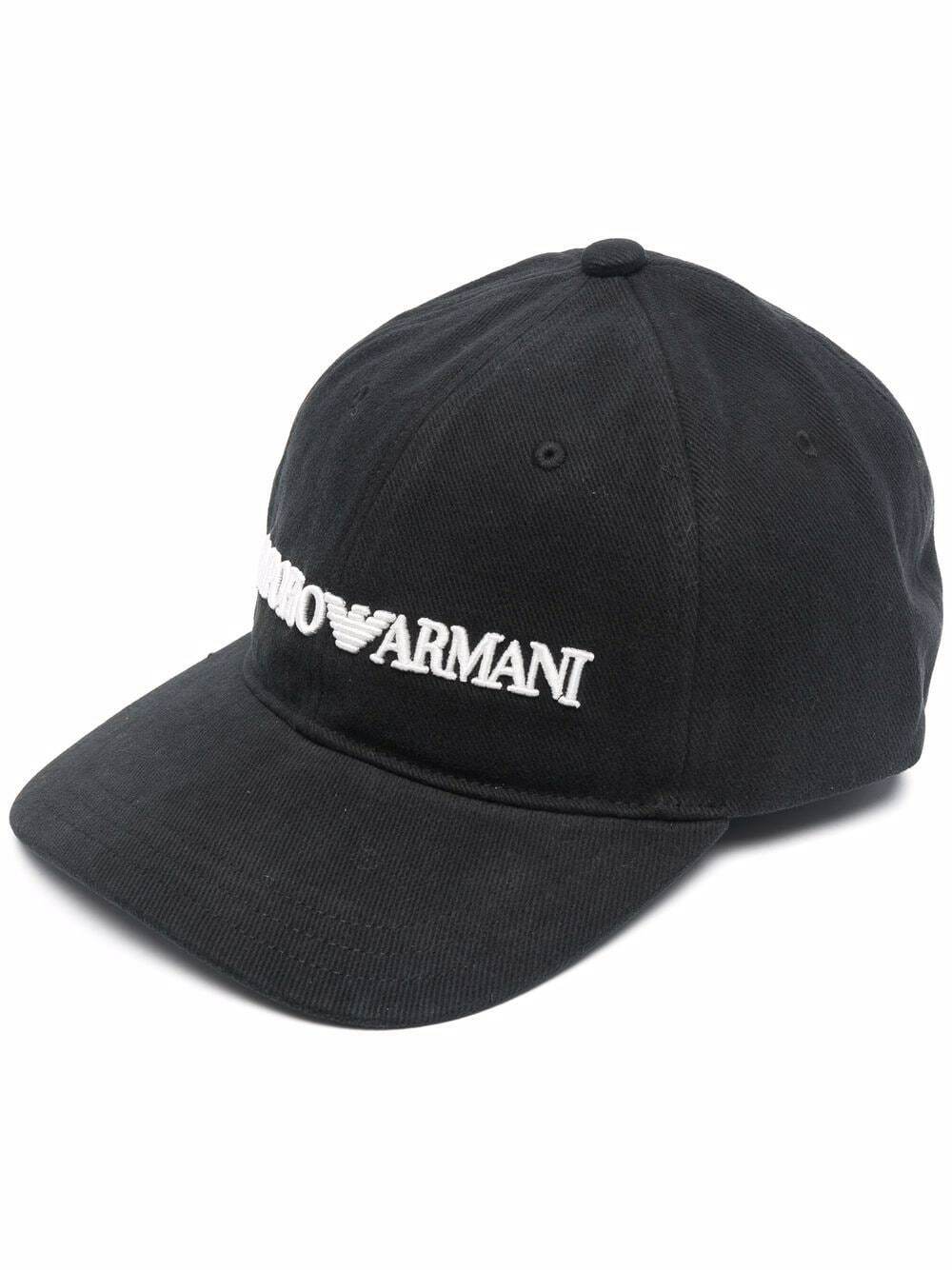 Photo: EMPORIO ARMANI - Cotton Baseball Cap