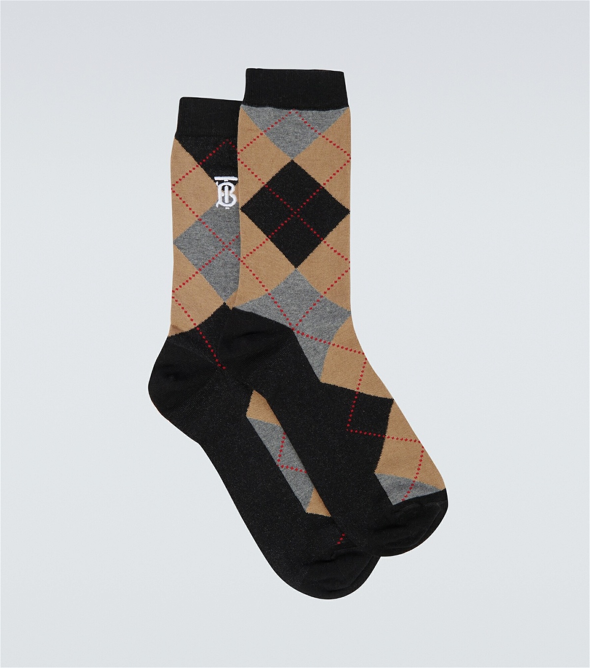 Burberry - Cotton argyle socks