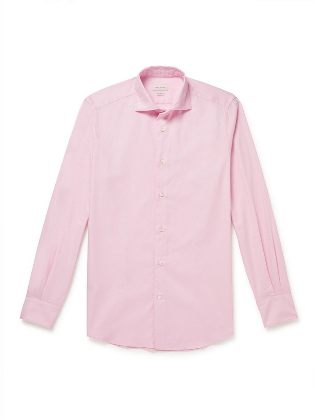 Photo: Incotex - Cotton Oxford Shirt - Pink