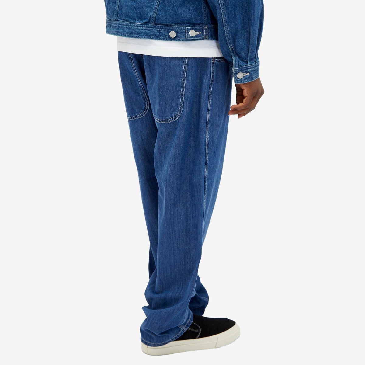YMC Men's Bez Denim Jeans in Washed Indigo