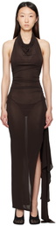 Paloma Wool Brown Halcon Maxi Dress